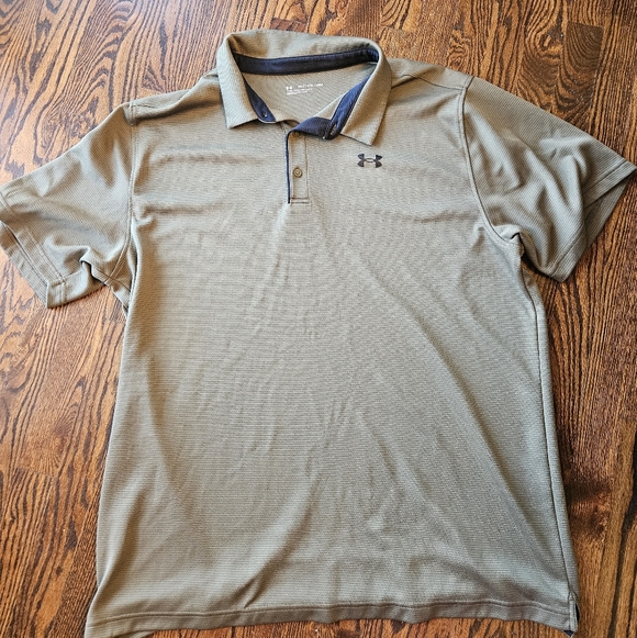 Under Armour Other - Under Armour Men's Polo Shirt in Olive Green